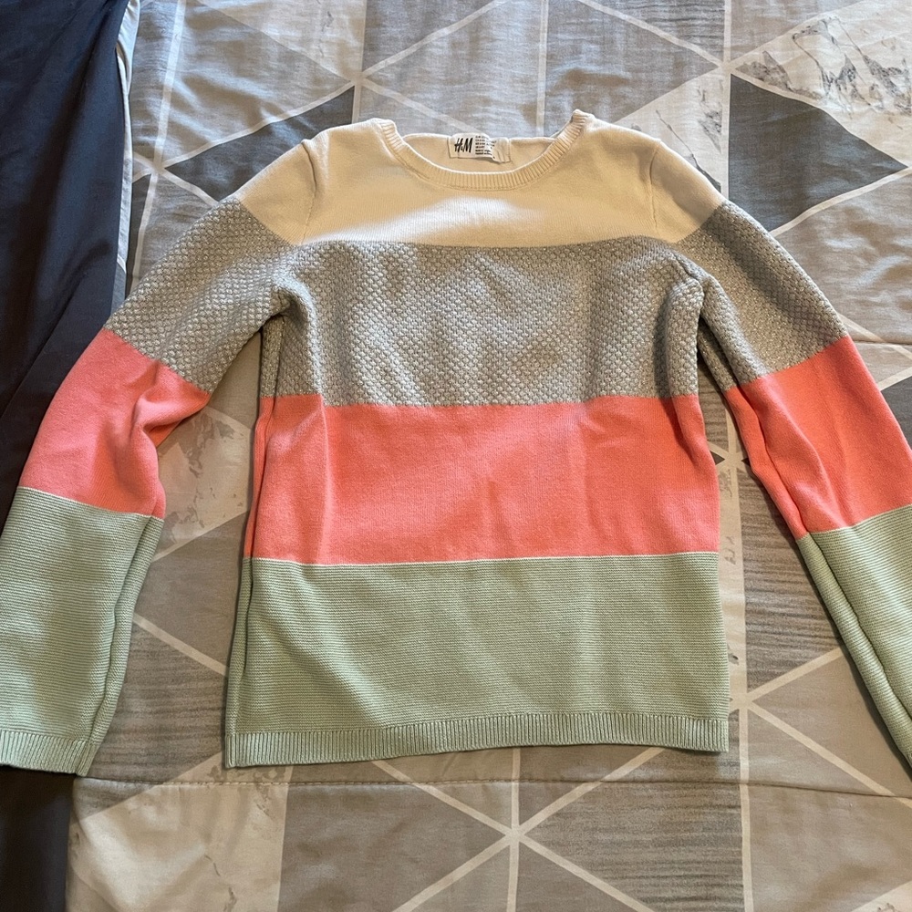 Textured-knit jumper